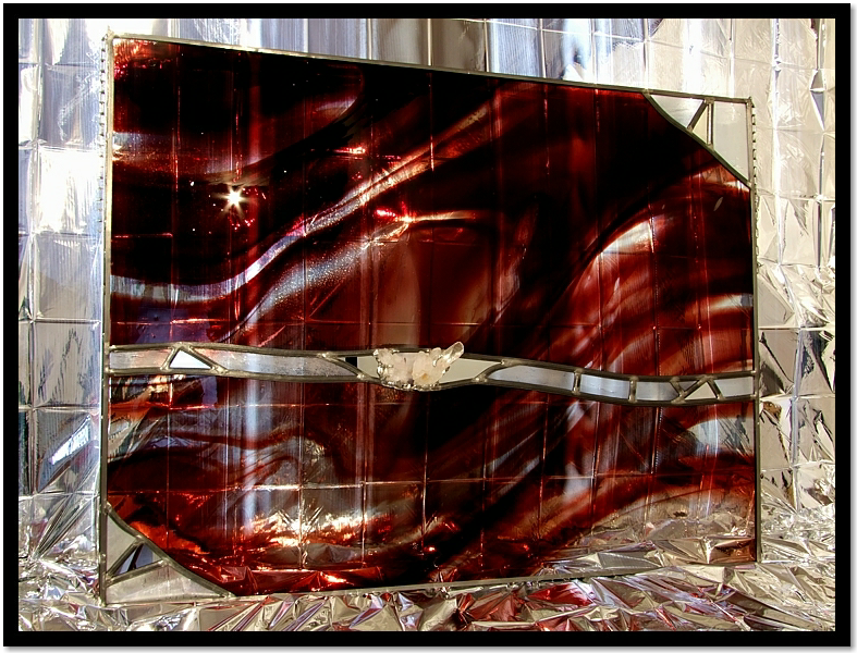 https://www.stylish-arts.com/#pm3.html. Stylish Arts by Gunther Lill. Picture Page PM3, Glass Art, #200, ID638200. Glass picture Red Galaxy / Rote Galaxie.